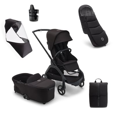 bugaboo Kinderwagen Dragonfly Complete Black/Midnight Black