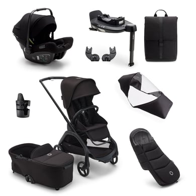 bugaboo Kinderwagen Dragonfly Complete Black/Midnight Black