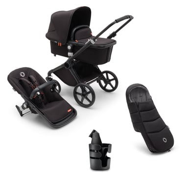 bugaboo Kinderwagen Fox Cub Complete Black/Midnight Black