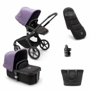 bugaboo Kombikinderwagen Fox 5 mit Zubehör Black/Astro Purple