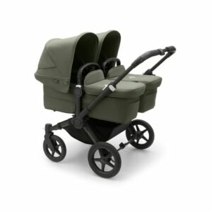 bugaboo Zwillingswagen Donkey 5 Twin Complete Black/Forest Green