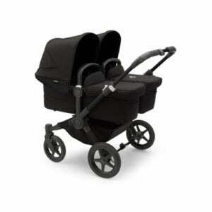 bugaboo Zwillingswagen Donkey 5 Twin Complete Black/Midnight Black