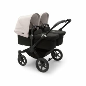 bugaboo Zwillingswagen Donkey 5 Twin Complete Black/Misty White