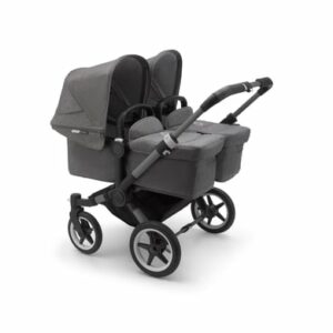 bugaboo Zwillingswagen Donkey 5 Twin Complete Graphite/Grey Melange