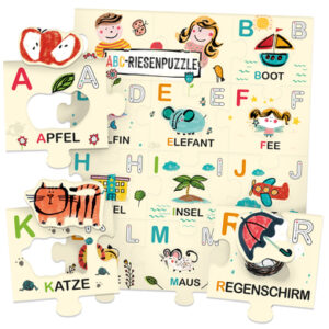 ecoplay Lernpuzzle ABC Riesenpuzzle