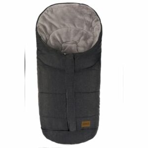 fillikid Winterfußsack Eiger Soft Gr.0 Melange Schwarz