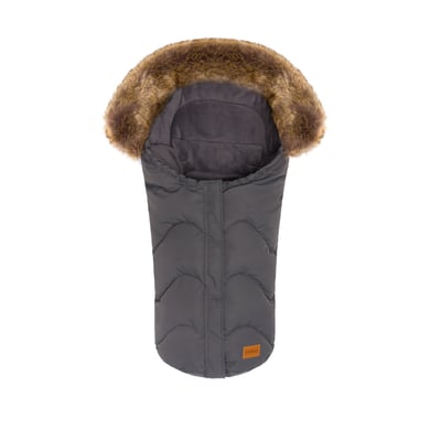 fillikid Winterfußsack Lhotse für Babyschale Grau