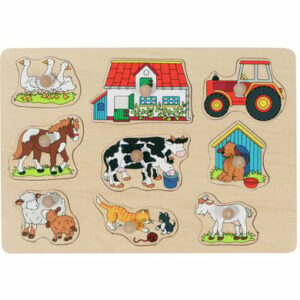 goki Steckpuzzle Bauernhof I