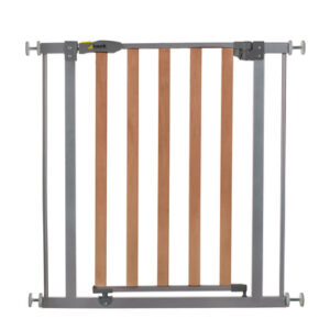 hauck Türschutzgitter Wood Lock Safety Gate silver