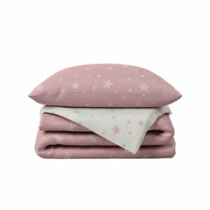 hibboux® Bettwäsche-Set Star Baby Duvet Cover Set Rose