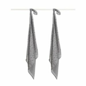 jollein Mullwindeln 2er-Pack Spot storm grey 110x110cm