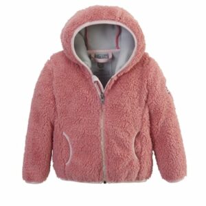 killtec Fleecejacke mit Kapuze rosa