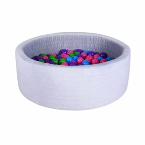 knorr toys® Bällebad soft - Cosy geo grey 300 balls softcolor