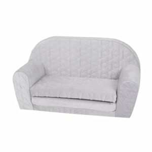 knorr toys® Kindersofa Cosy geo grey grau