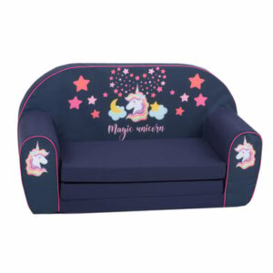 knorr toys® Kindersofa Magic Unicorn blau