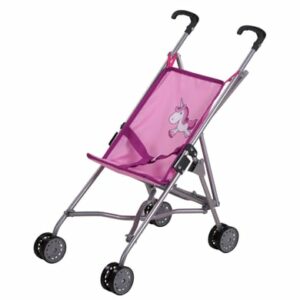 knorr toys® Puppenbuggy Sim - Uma das Einhorn pink