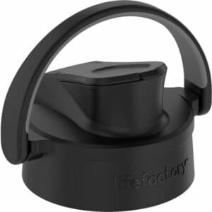 lifefactory Active Flip Cap onyx Black für Glasflaschen