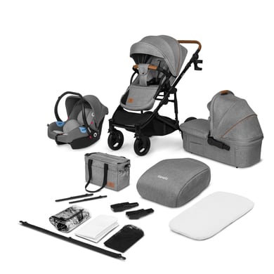 lionelo Kinderwagen Mari Tour 3in1 Grey Stone