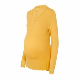 mamalicious Langarmshirt MLREESE Golden Apricot