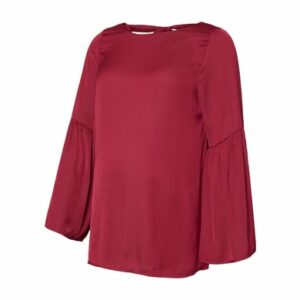 mama licious Langarmshirt MLROSALIE Red Plum