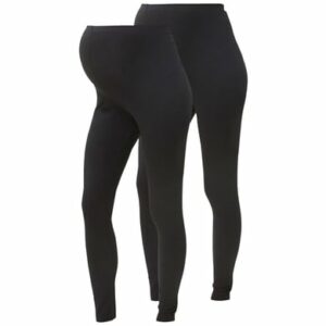 mamalicious Umstandsleggings MLLEA 2er-Pack Black