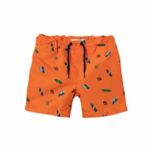 name it Badeshorts Nmmzimmi Vibrant Orange