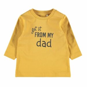 name it Langarmshirt Nbmstaffan Amber Gold
