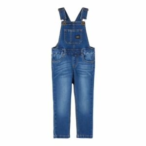 name it Latzhose Nmmrobin Medium Blue Denim