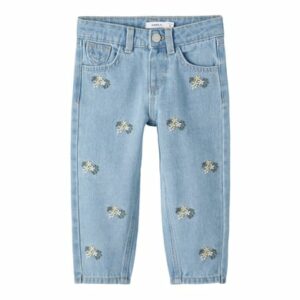 name it Mom Jeans Nmfbella Light Blue Denim