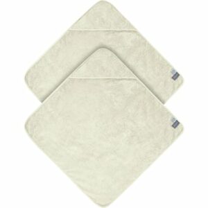 normani 2x Baby Wickeltücher aus Bio-Baumwolle Beige