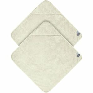 normani 2x Baby Wickeltücher aus Bio-Baumwolle Beige