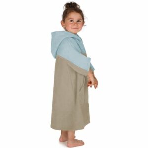 normani Kinder Badeponcho 2-5 Jahre Puwai Hellblau