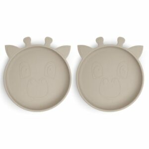 nuuroo Silikonteller Akila Giraffe 2 Stück