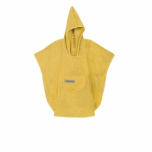 odenwälder Frottee-Badeponcho mustard