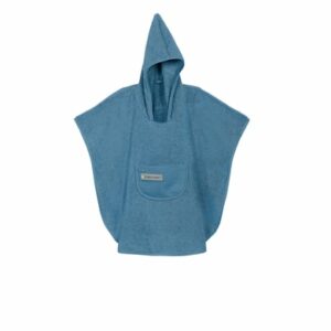 odenwälder Frottee-Badeponcho space blue