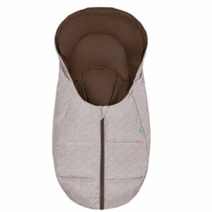 odenwälder Fußsäckchen BabyNest Dauni fashion modern blizzard sweet chocolate