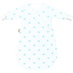 odenwälder Jersey Unterzieh-Schlafsack BabyNest stars soft mint