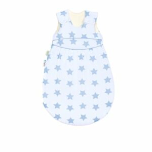 odenwälder Schlafsack Klimasoft warm soft stars cool blue 60cm - 110cm