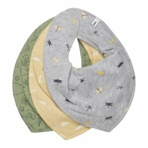 pippi Bandana 3er Pack Silver Dry green