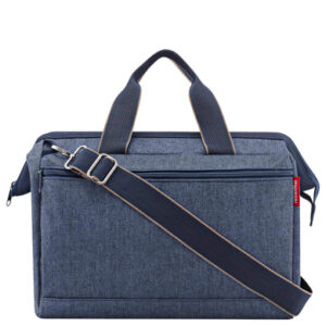 reisenthel travelling allrounder S pocket - Reisetasche 39 cm herringbone dark blue