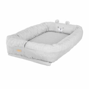 roba Babynest Style Silbergraue Sterne