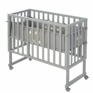 roba Stuben- & Beistellbett 3-in-1 mit Barriere Little Stars safe asleep®