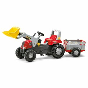 rolly®toys Kindertraktor rollyJunior RT mit rollyJunior Lader und rollyFarm Trailer 811397