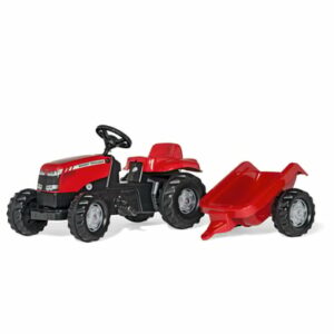 rolly®toys Kindertraktor rollykid MF mit rollyKid Trailer 012305