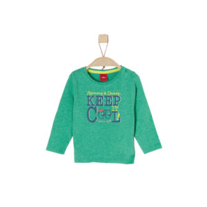 s.Oliver Boys Langarmshirt green melange