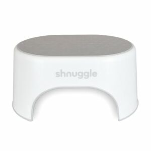 shnuggle® Tritthocker weiß / hellgrau