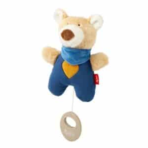 sigikid® Minispieluhr Bär Yellow dunkelblau