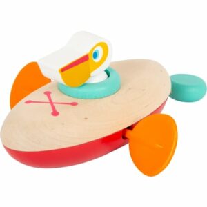small foot® Wasserspielzeug Aufzieh-Kanu Pelikan