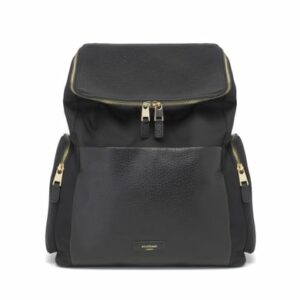 storksak Wickelrucksack Alyssa Black-Gold