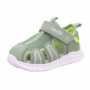superfit Sandale Wave hellgrün/gelb